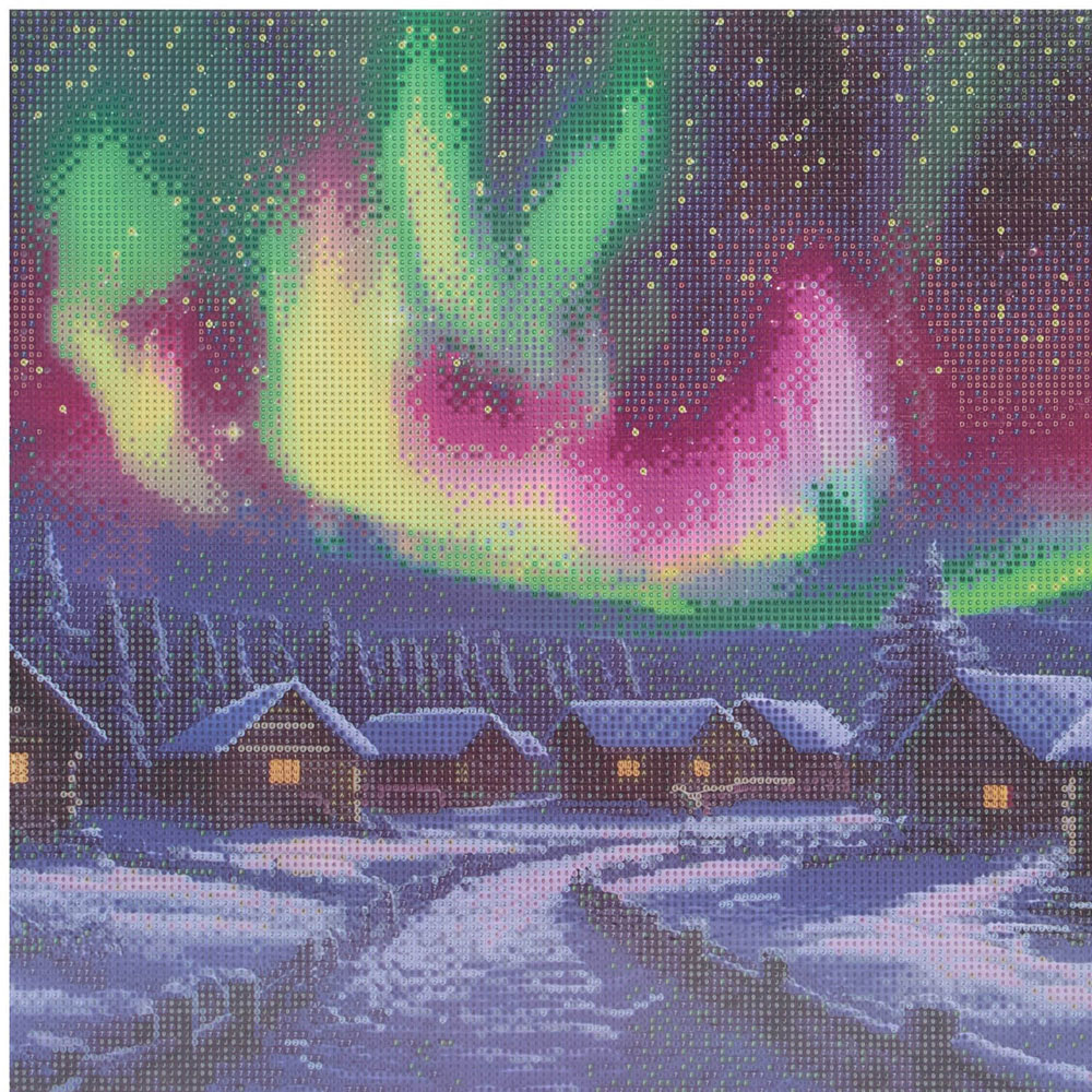 Crystal Canvas Northern Lights or Lotus Scene Kit Image 4
