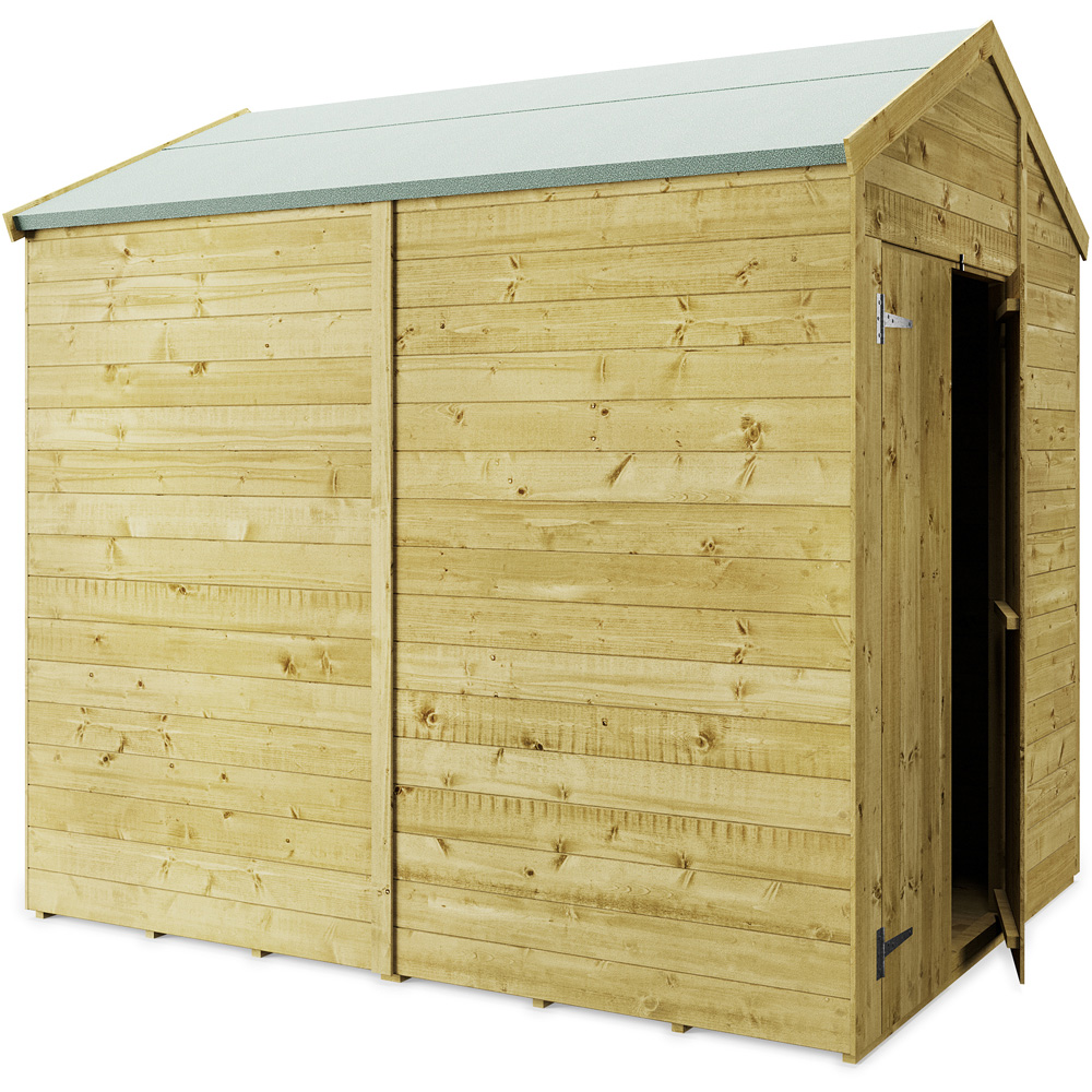 StoreMore 8 x 6ft Double Door Tongue and Groove Apex Shed Image 2
