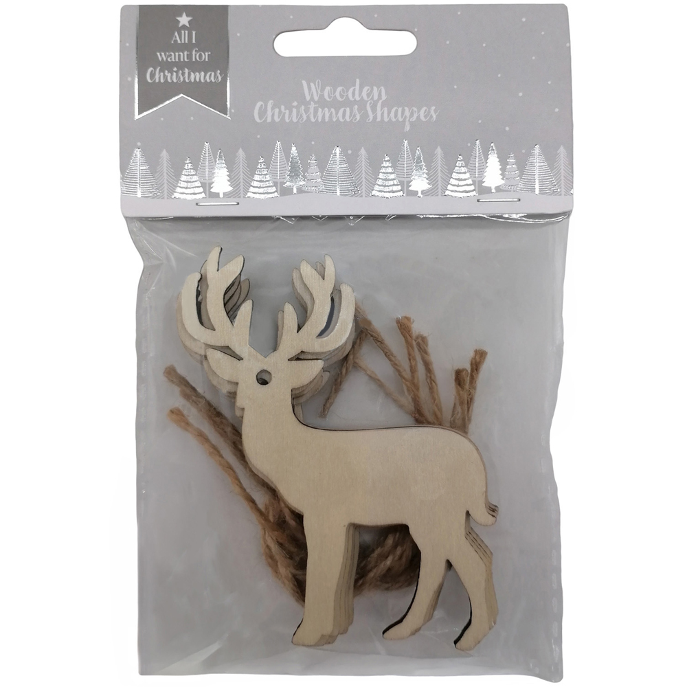 Wooden Christmas Shapes Image 8