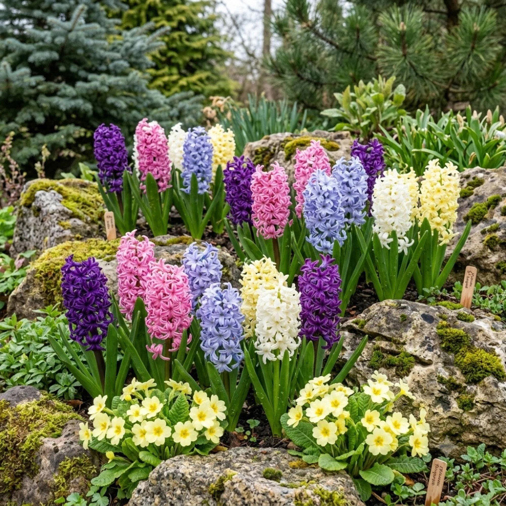 Thompson and Morgan Hyacinth Pagoda Mix Autumn Planting Bulb 20 Pack Image 2