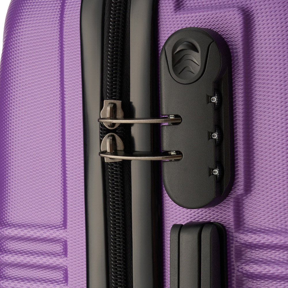 SA Products Purple Hardshell Airline Approved Cabin Suitcase Image 4