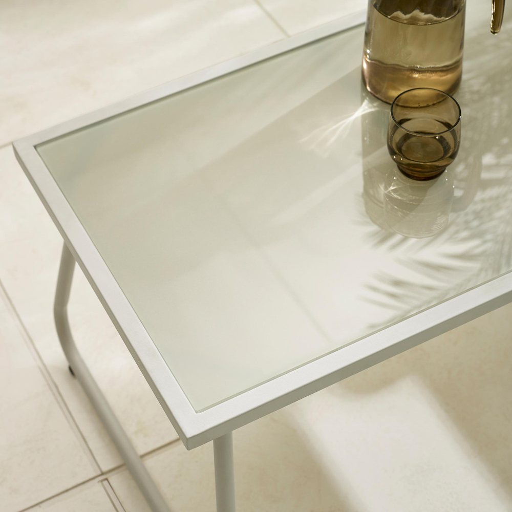 Furniturebox Rafina 4 Seater Cream Outdoor Chairs Set Image 2