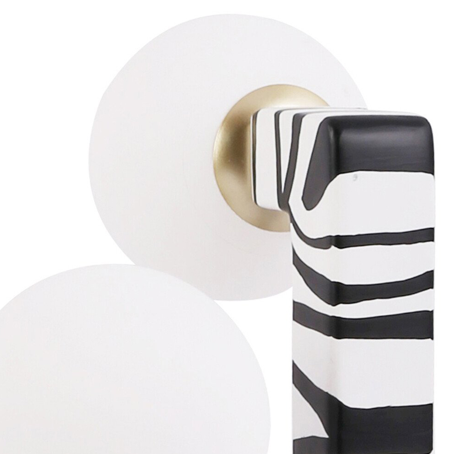 Kaya Table Lamp White and Black Image 3