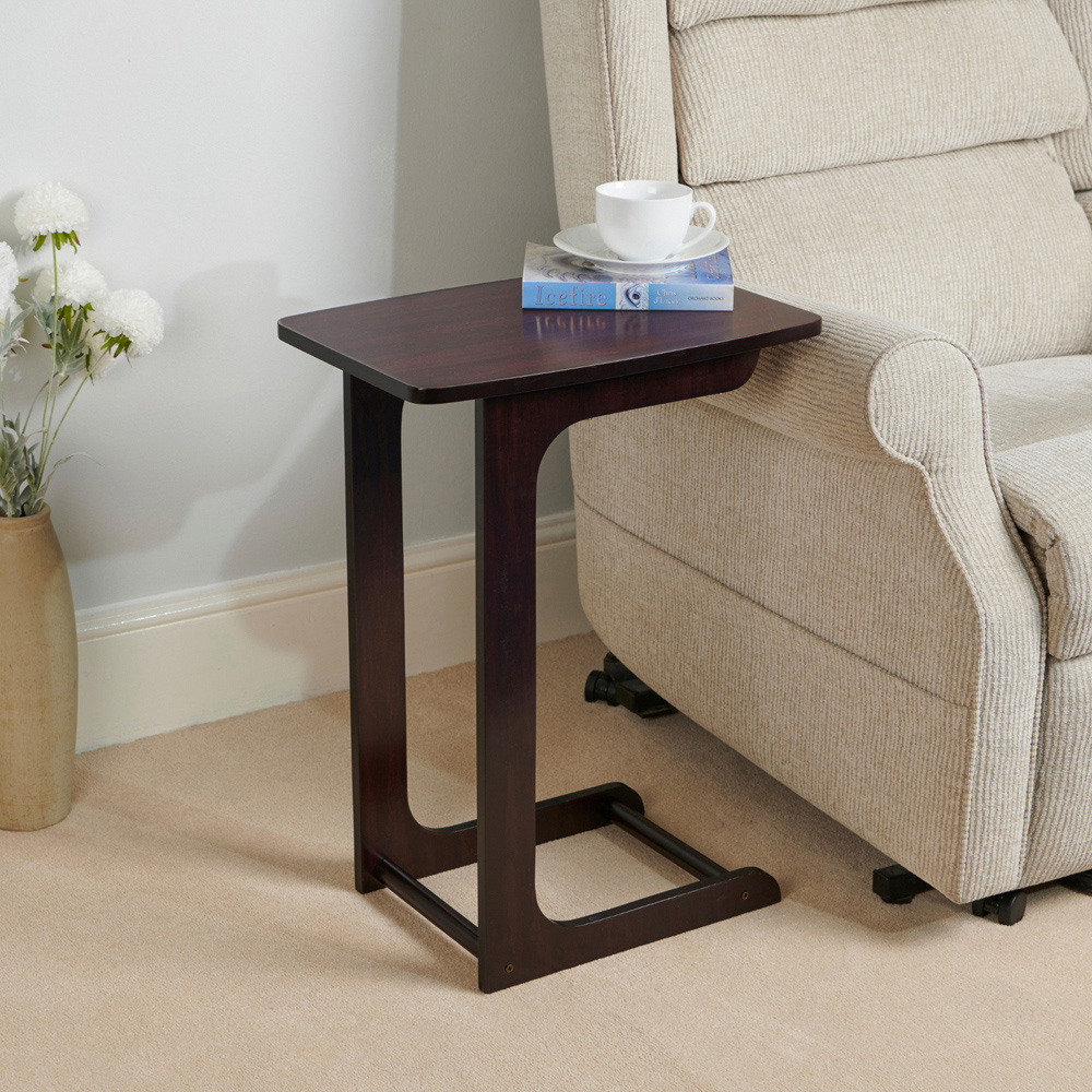 Greenhurst C Shaped Mahogany Side Table Image 3