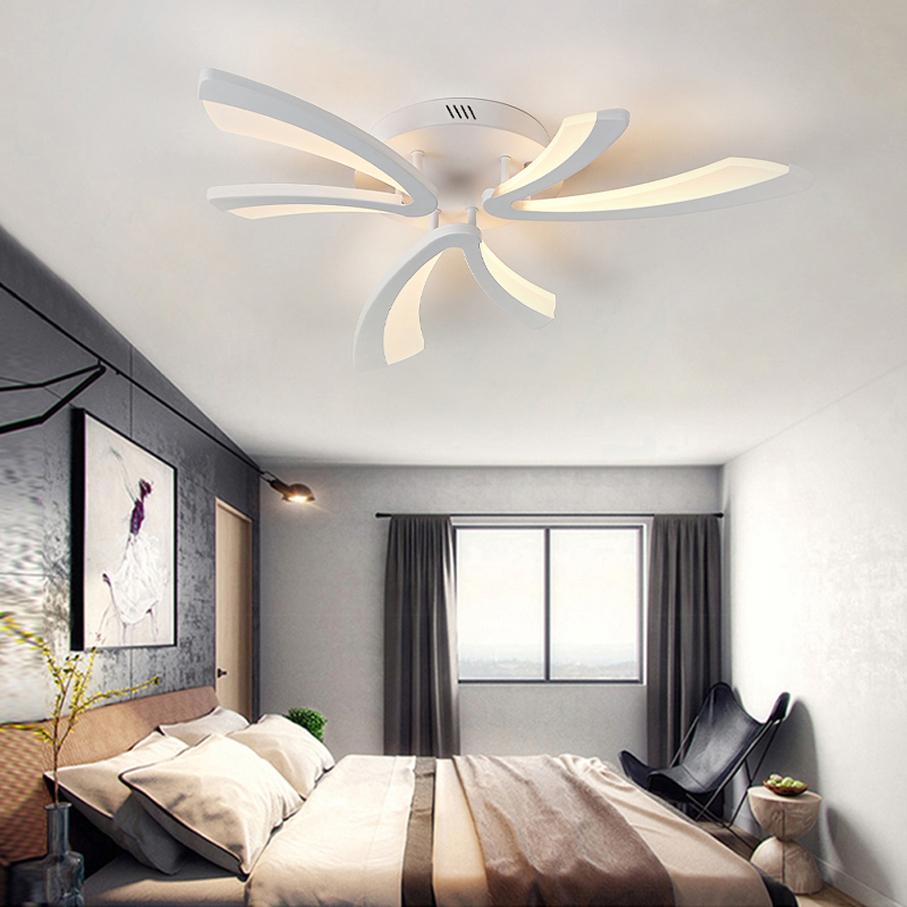 Living and Home V Shaped LED Semi Flush Ceiling Light Image 8