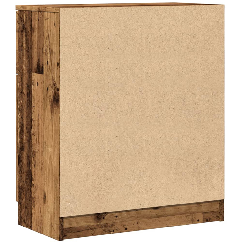 vidaXL 2 Door 2 Drawer Old Wood Sideboard Image 5