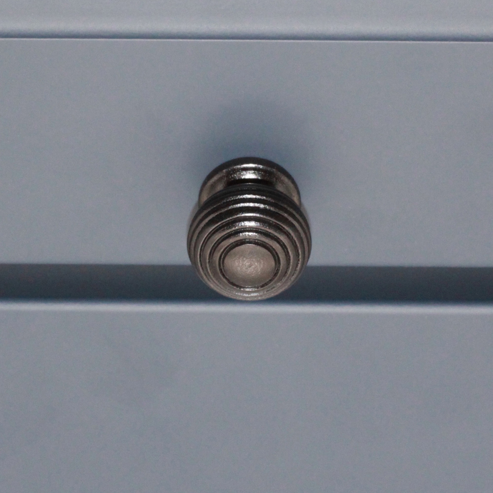 Spira Brass Ebonised Beehive Cupboard Knob 40mm Image 2