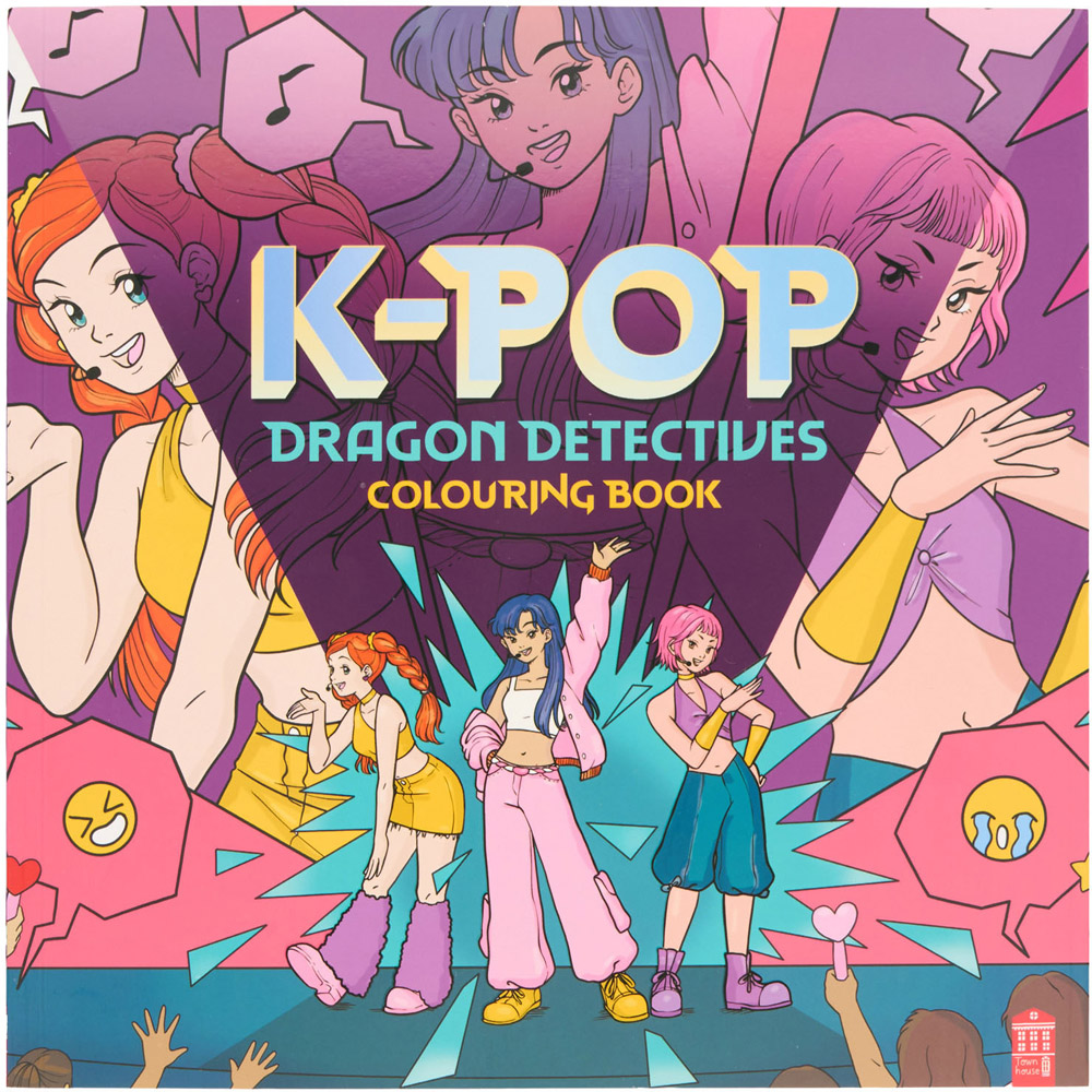KPop Dragon or Werewolf Colouring Book Image 5