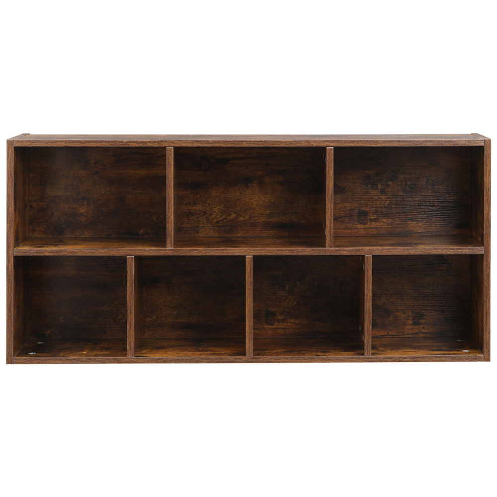H&O Direct 7 Cube Wooden Bookcase Image 2