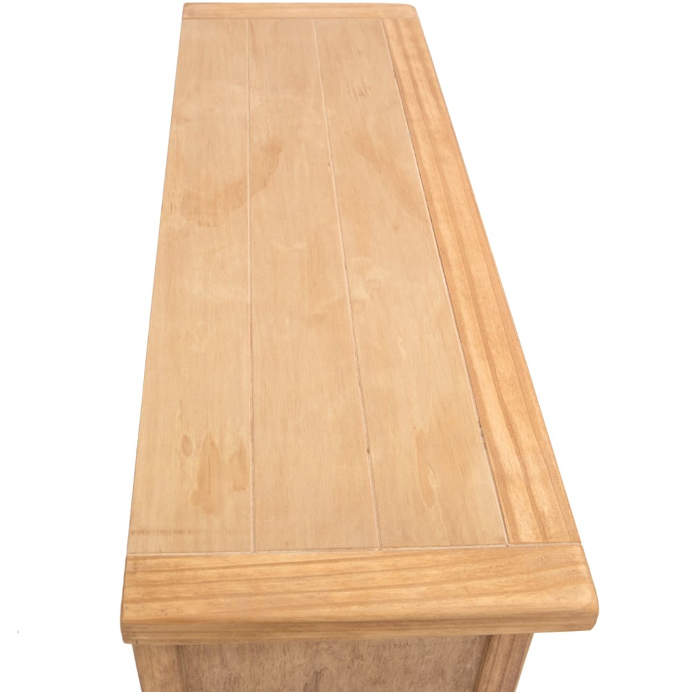 Lugo 3 Shelf Waxed Bookcase Image 6