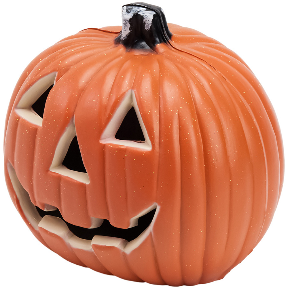 Living and Home Halloween Smiley Pumpkin LED Lantern 18cm Image 3