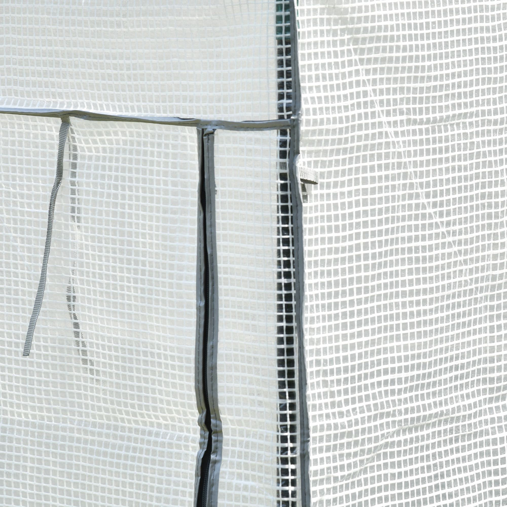 Outsunny White 2 x 3ft Mini Greenhouse Image 3