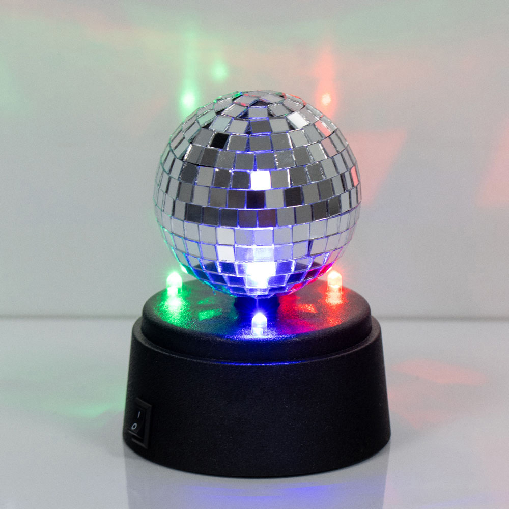 Global Gizmos Rotating Disco Mirror Ball 3 inch Image 2