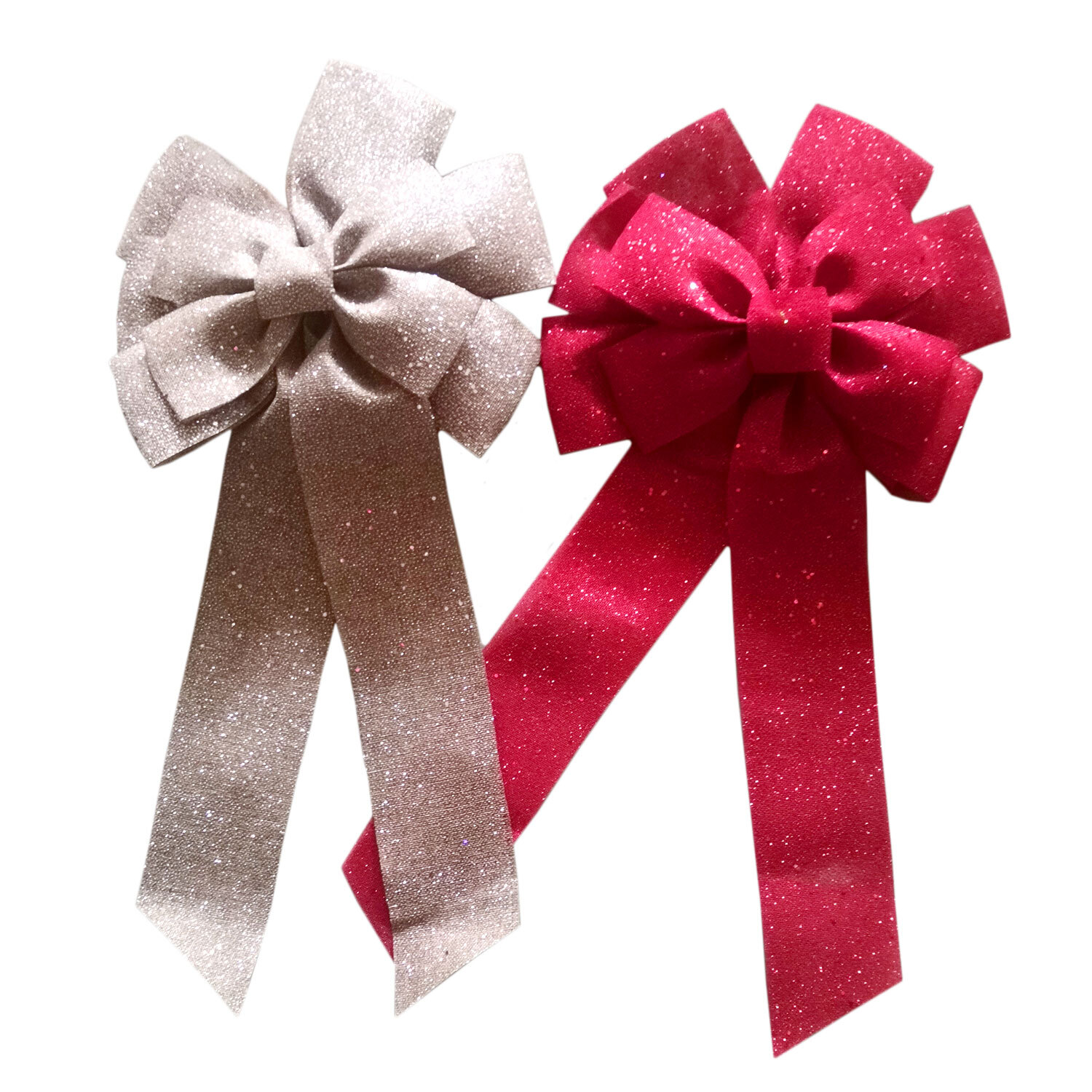 Single A Christmas Tale Glitter Corsage Ornament in Assorted styles Image