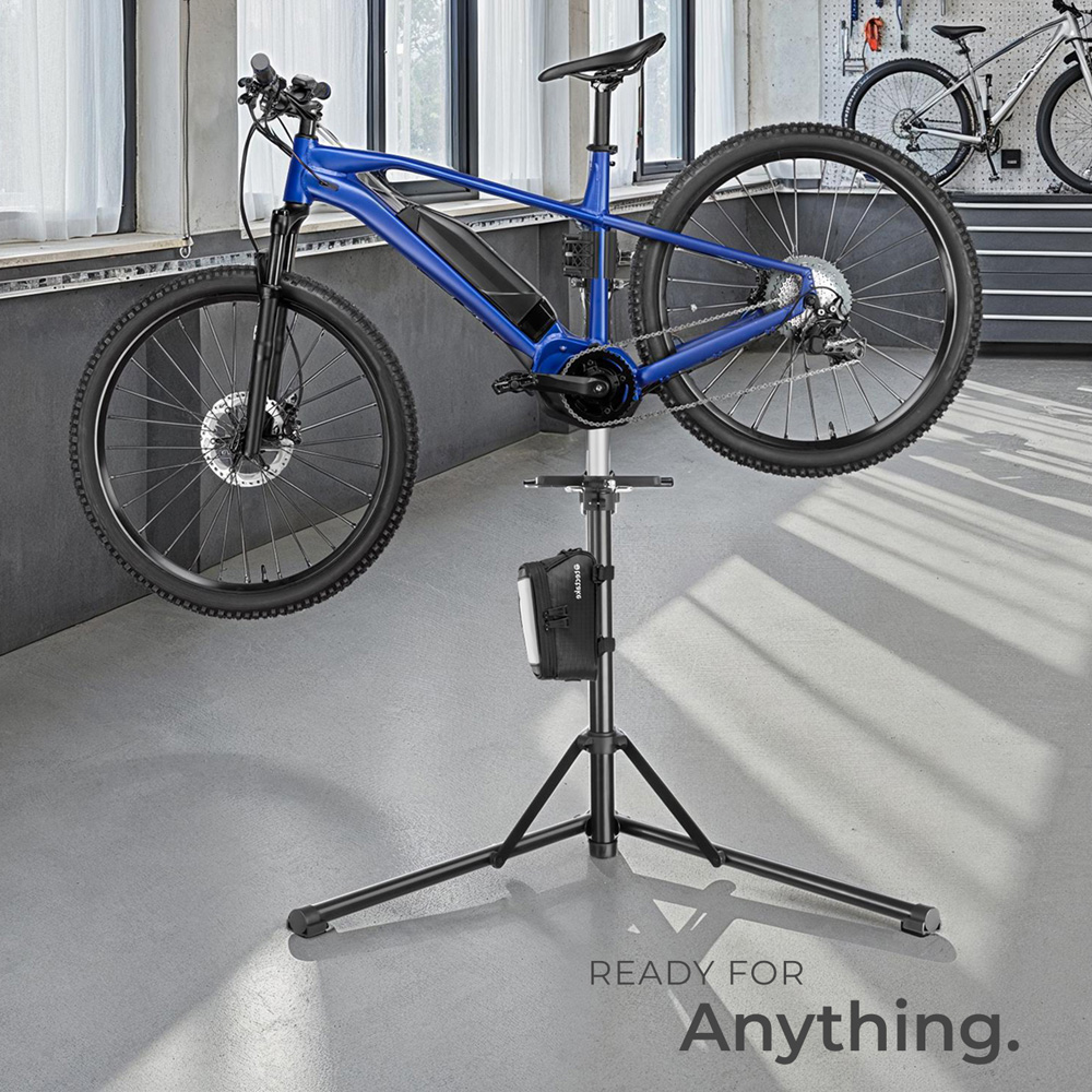 tectake Lightweight and Durable Bicycle Repair Stand and Frame Bag Set Type 2 Image 8