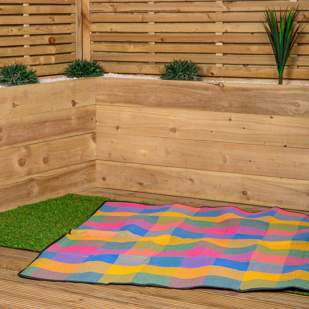 Samuel Alexander Travelling Waterproof Picnic Rug with Carry Handle 170 x 130cm Image 5