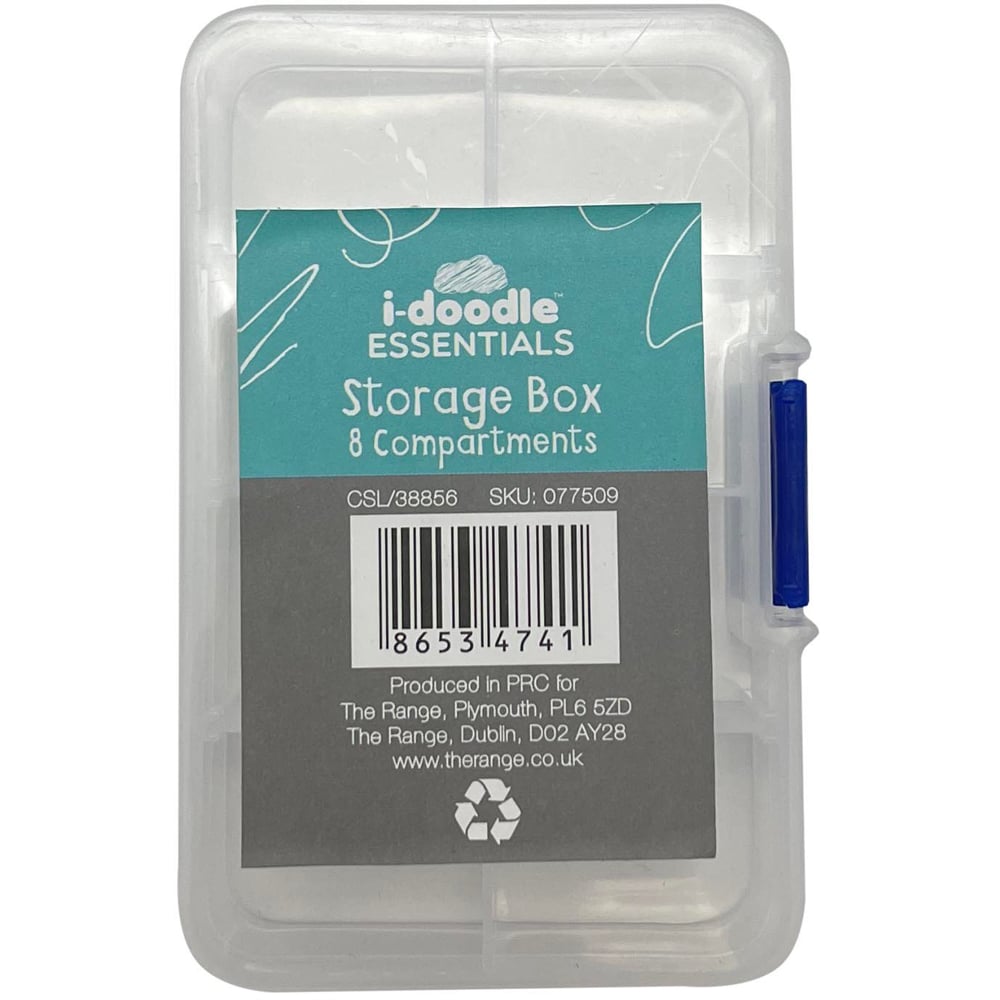 Clear Storage Box with 8 Compartments Image