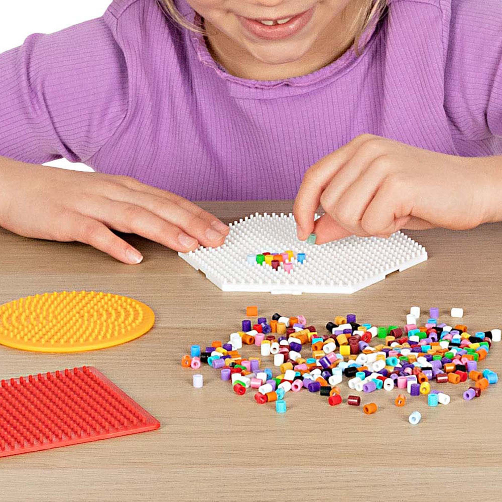 SES Creative Green Beedz Iron On Bead Base Pegboard 4 Piece Image 3
