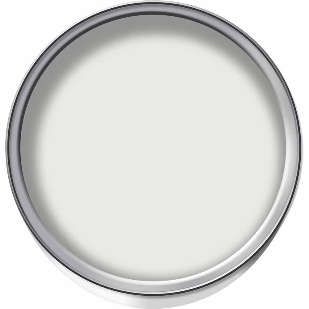Wilko Quick One Coat Chalk White Matt Emulsion Paint 2.5L Image 2