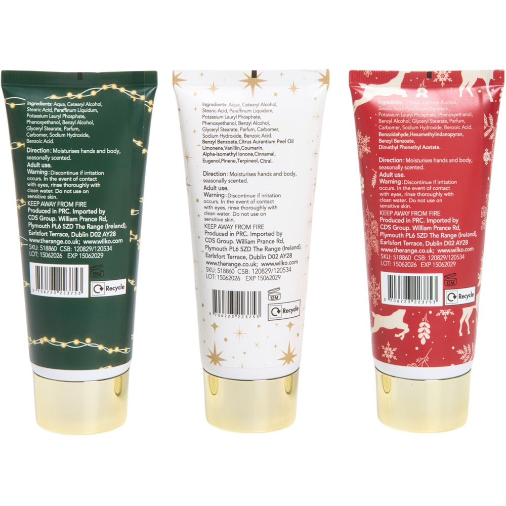 Pack of 3 Skin Therapy Christmas Hand Creams Image 2