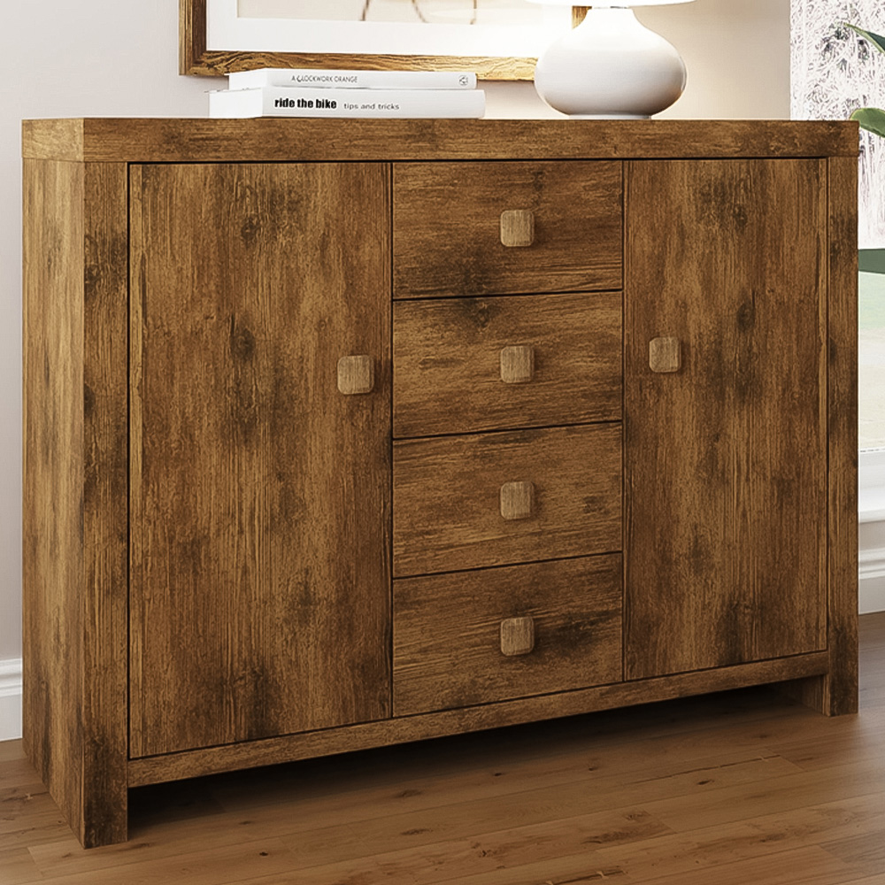 GFW Jakarta 2 Door 4 Drawer Mango Sideboard Image 1