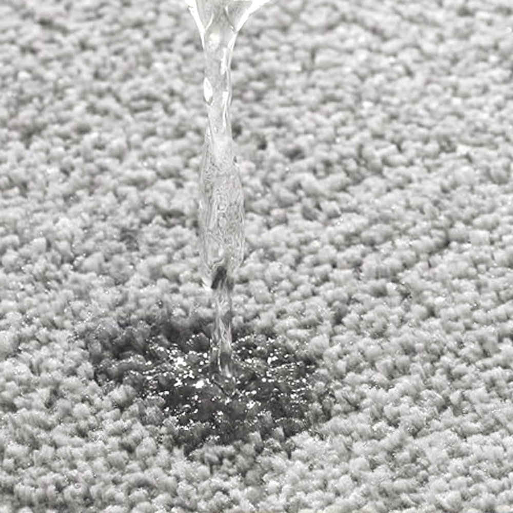 Allure Bath Fashions Dove Grey Microfibre Luxury Non-Slip Pedestal Mat 50 x 50cm Image 4