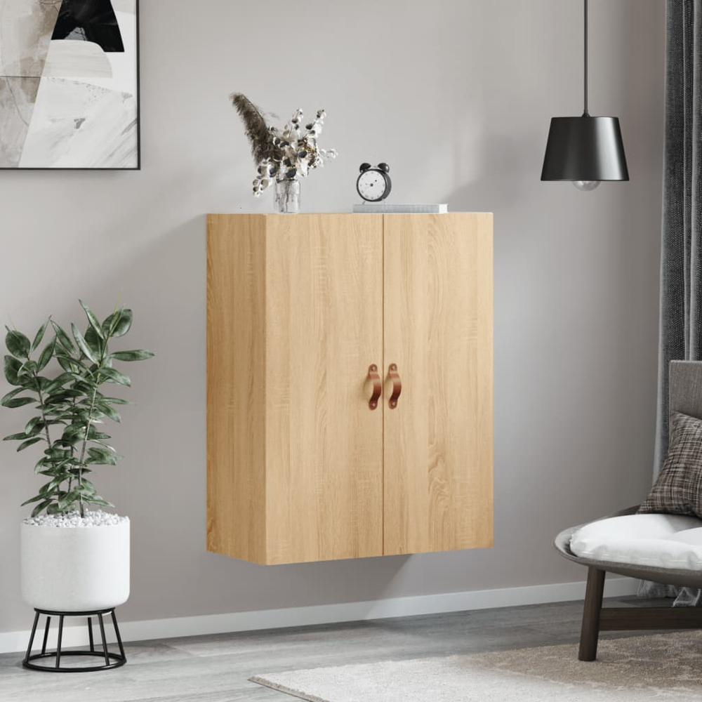 vidaXL 2 Door Sonoma Oak Wall Mounted Cabinet Image 3