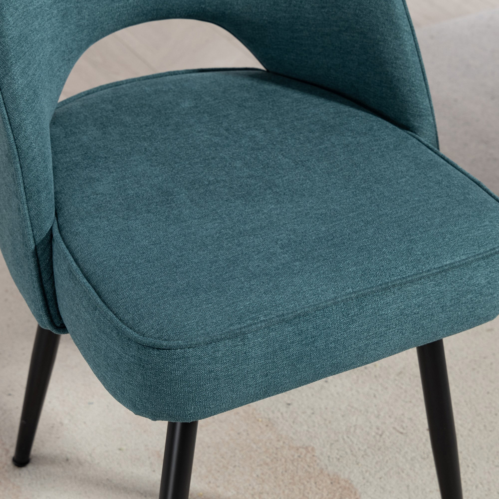 Artemis Home Ashley Set of 2 Teal Dining Chairs Image 2