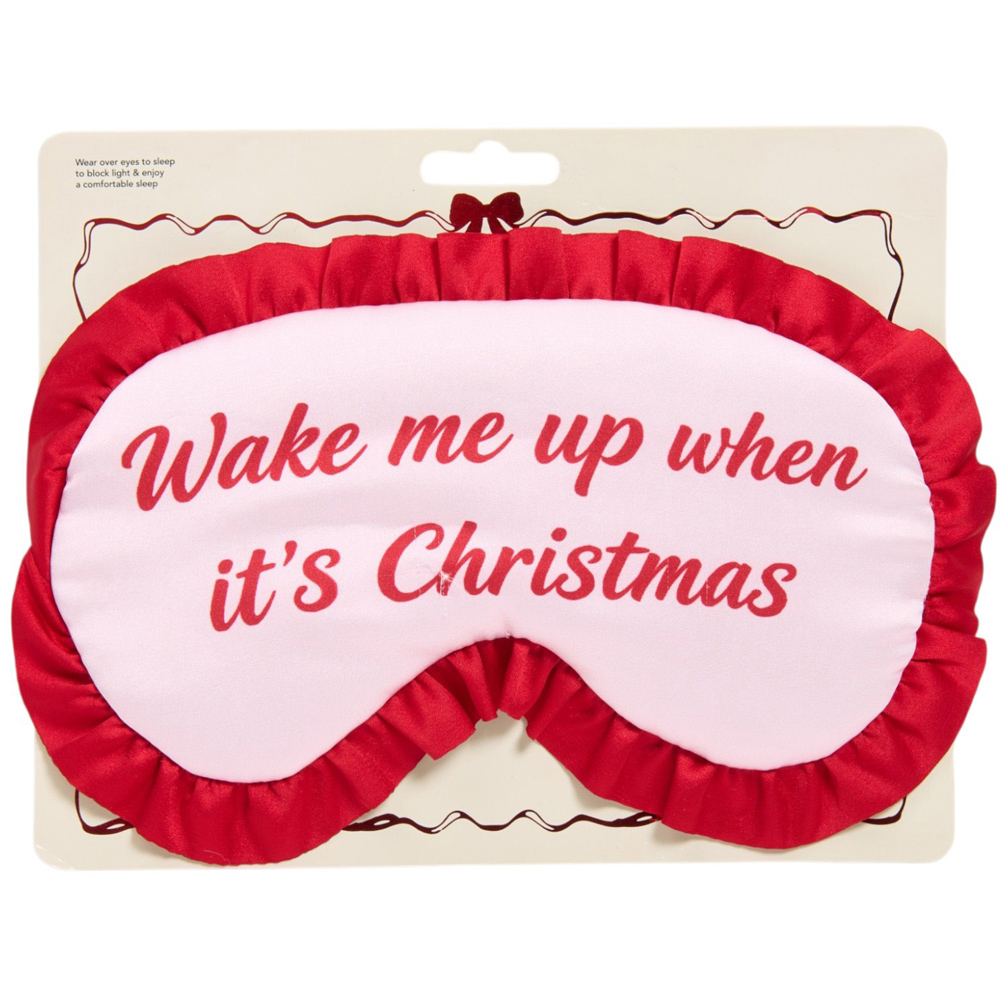Xmas Satin Eye Mask Image 1