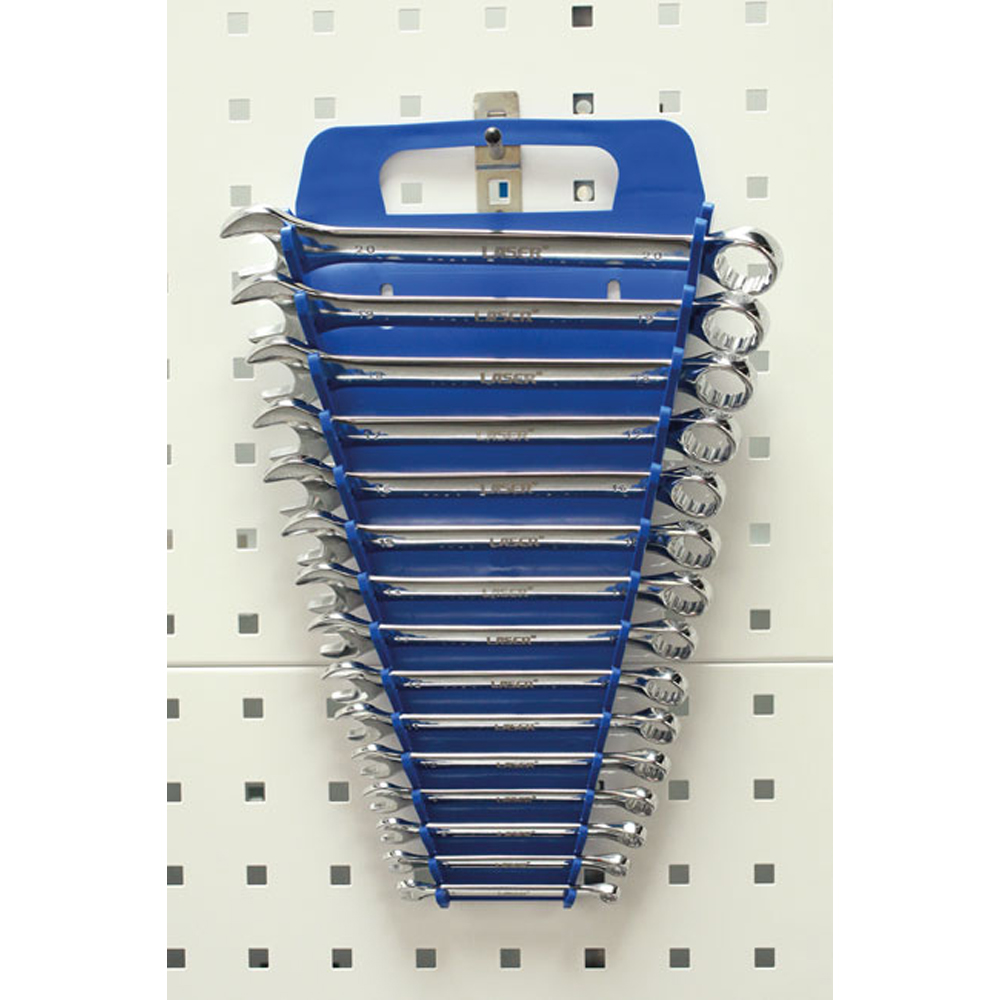 Laser 6943 15 Spanner Blue Organiser Rack Image 2