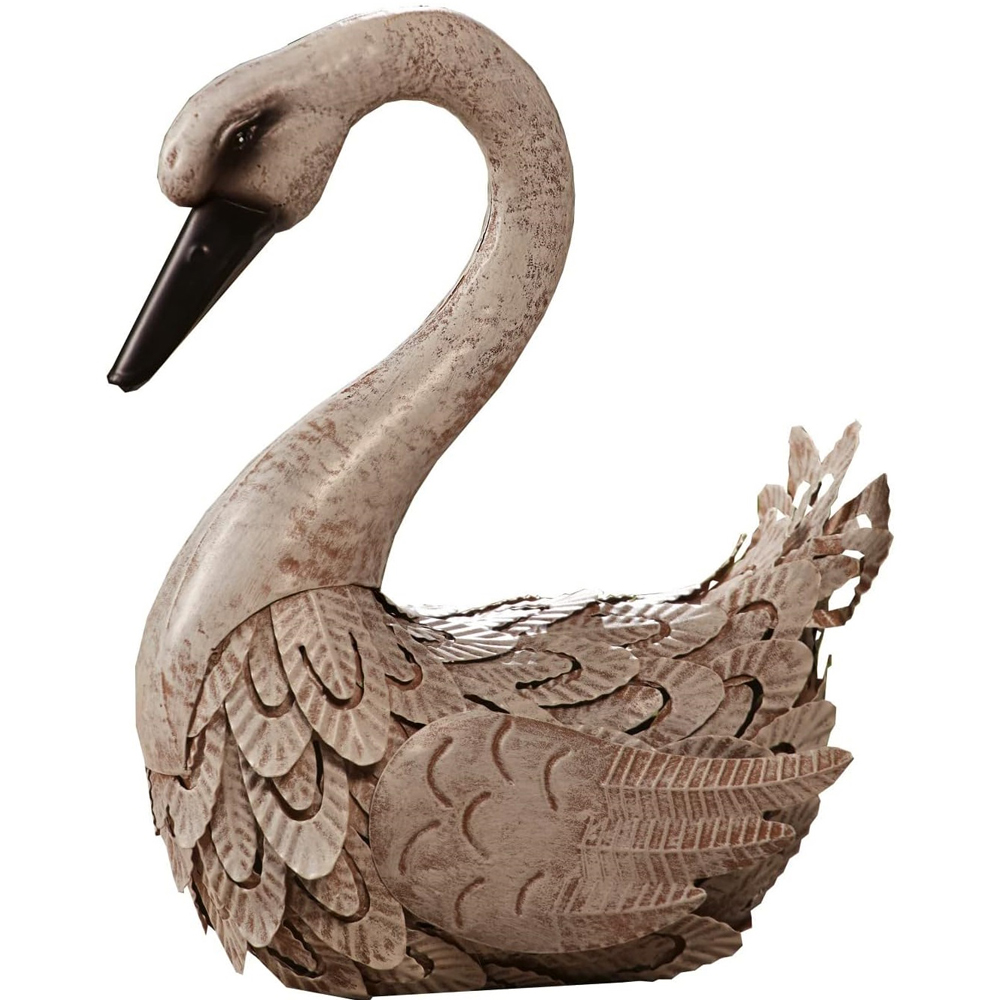 Garden Gear Metal Swan Graden Ornament Image 1