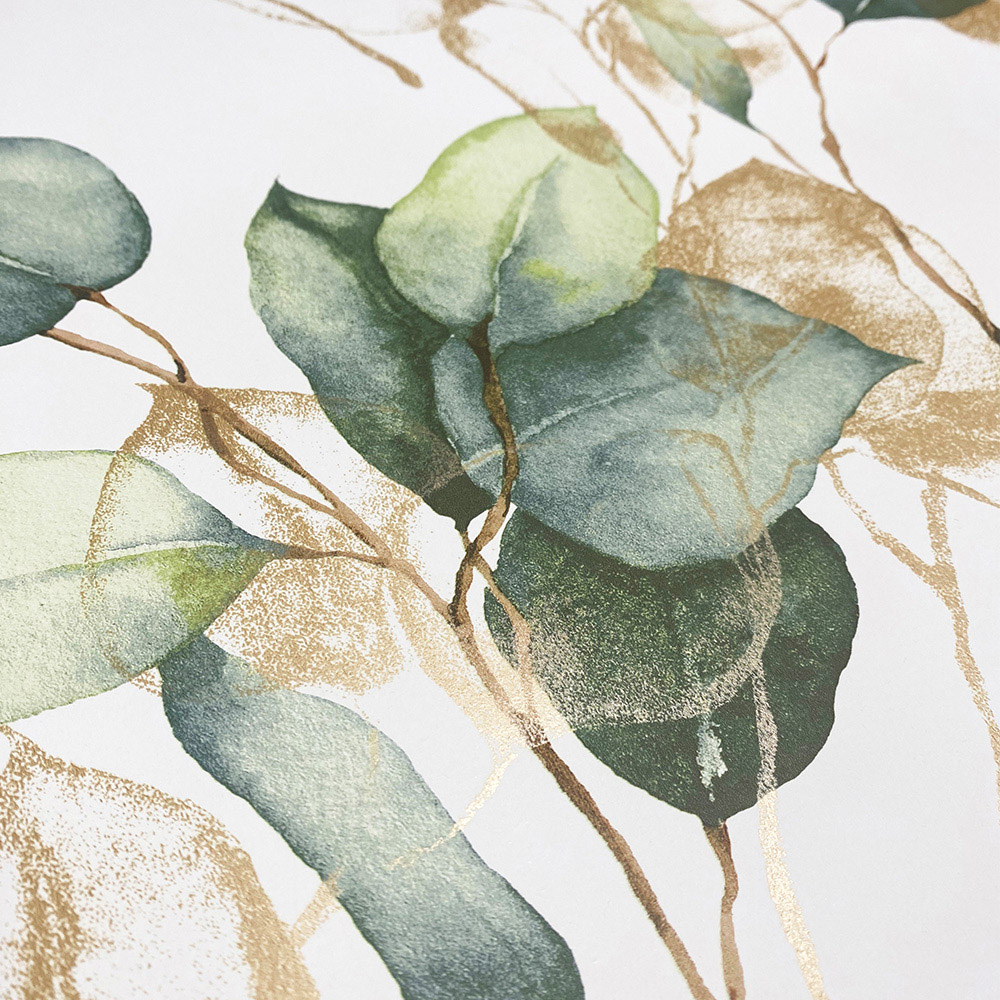 Muriva Eucalyptus Green Wallpaper Image 4