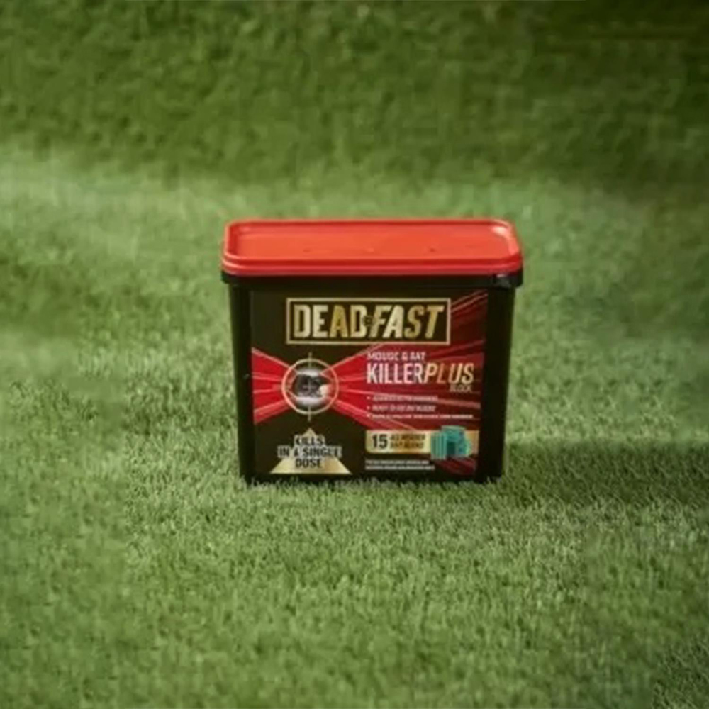 Deadfast Mouse and Rat Killer Plus All Weather Bait Blocks 15 Pack Image 5