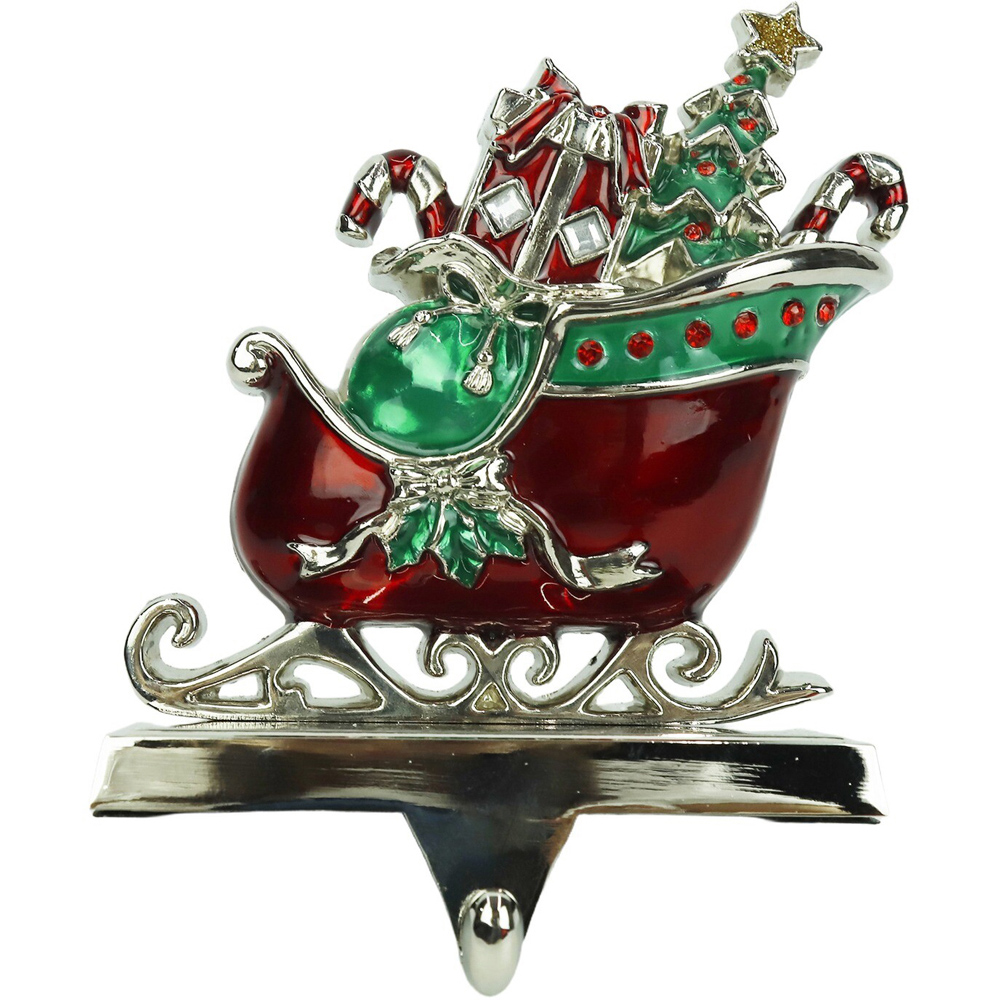 Metal Sleigh Stocking Holder Image 3