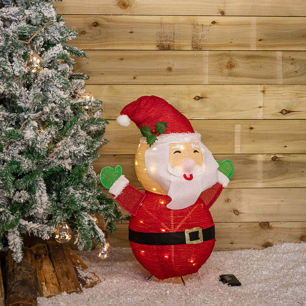Samuel Alexander Collapsible Santa Figure LED Christmas Decoration 68cm Image 6