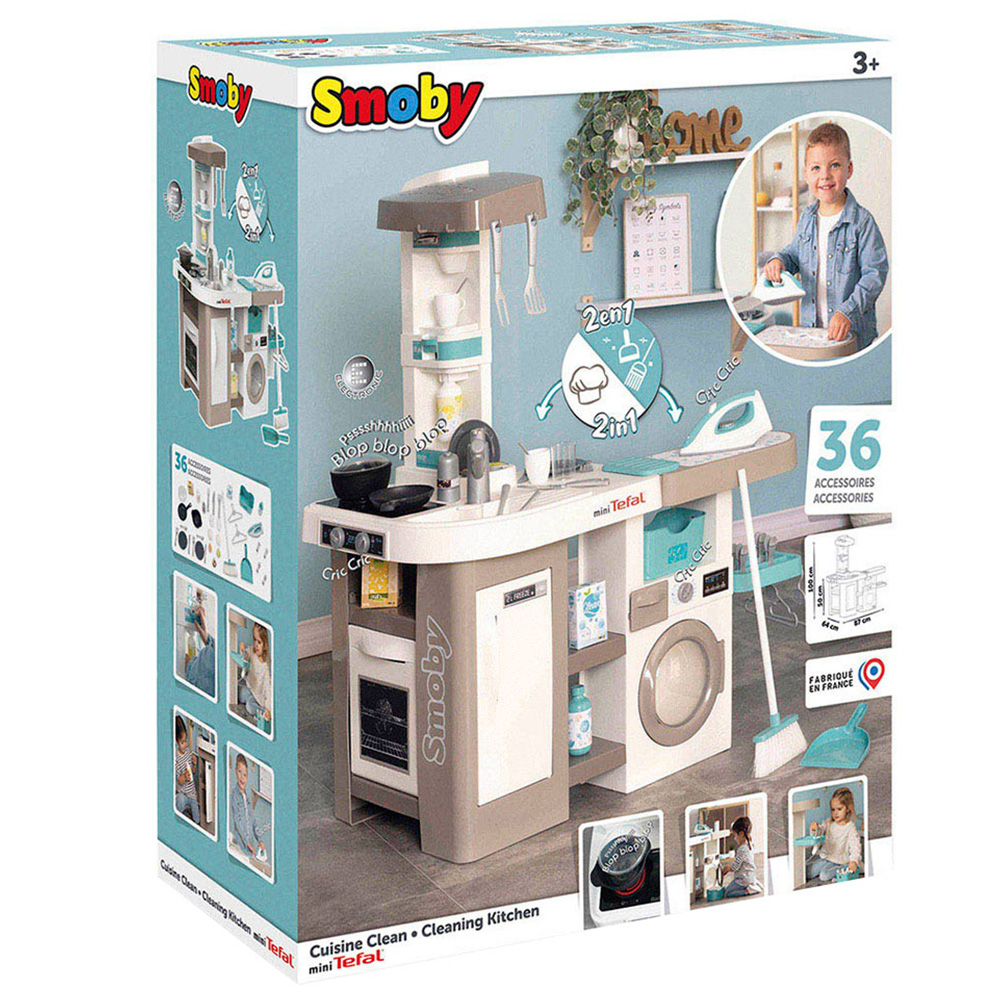 Smoby Tefal Studio Utility Kitchen Role Play Set Image 6