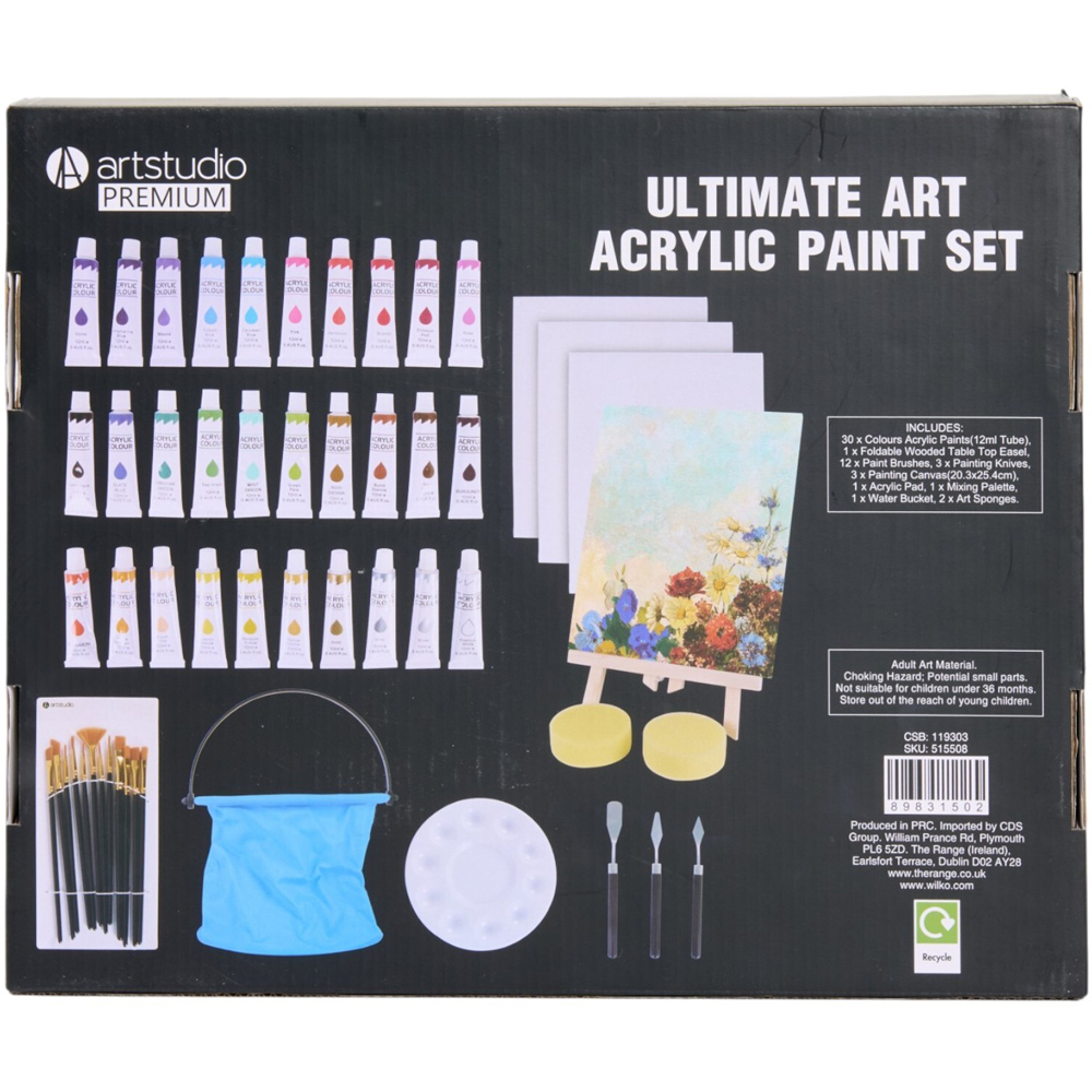 Ultimate Art Acrylic Paint Set Image 2