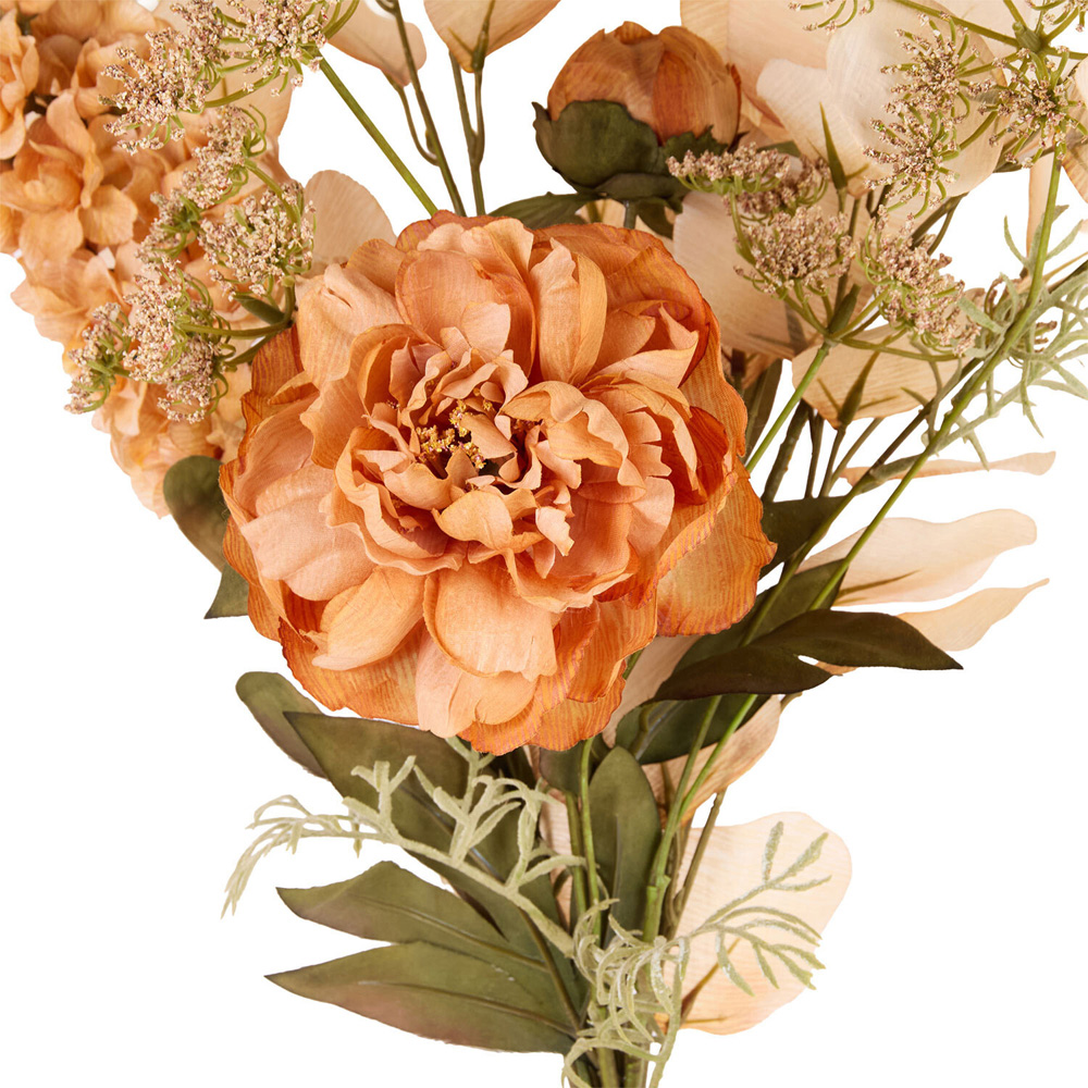 Delphinium and Peony Artificial Bouquet Amber Image 4