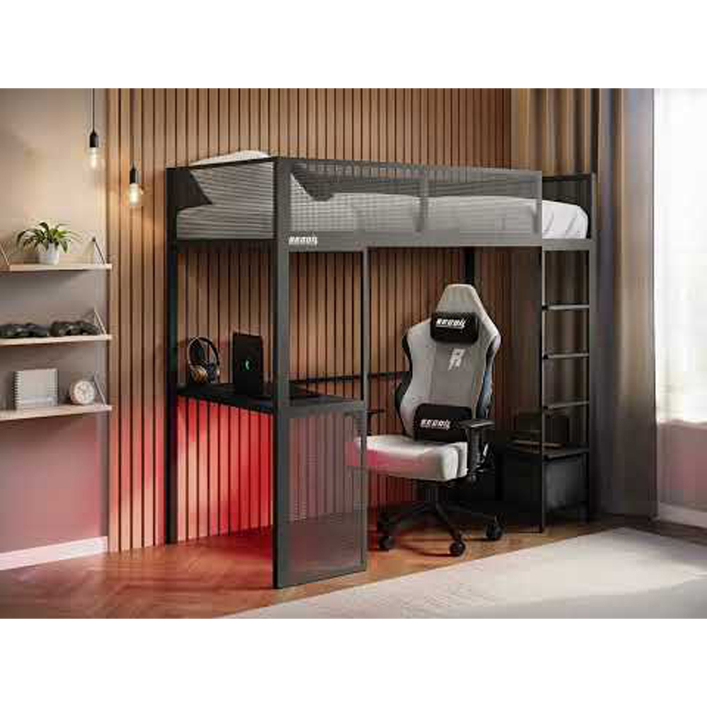 Recoil Glitch Metal Gaming High Sleeper with Desk Image 5