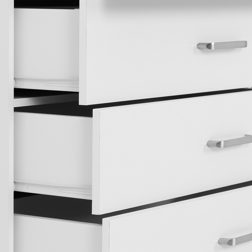 Seconique Dakota 4 Drawer White Storage Chest Image 7
