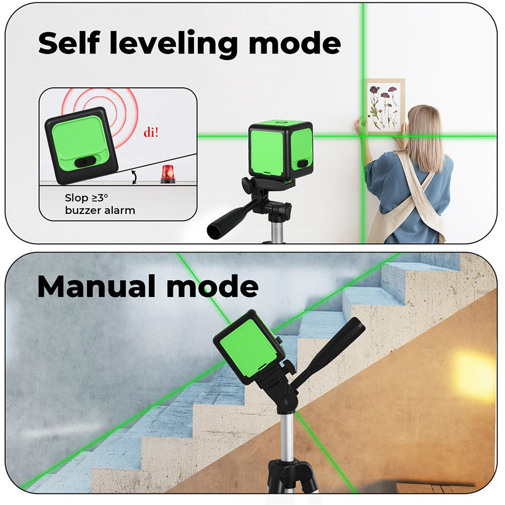 Traderight Self-Levelling 360 Degree Green Laser Level with Tripod Image 6