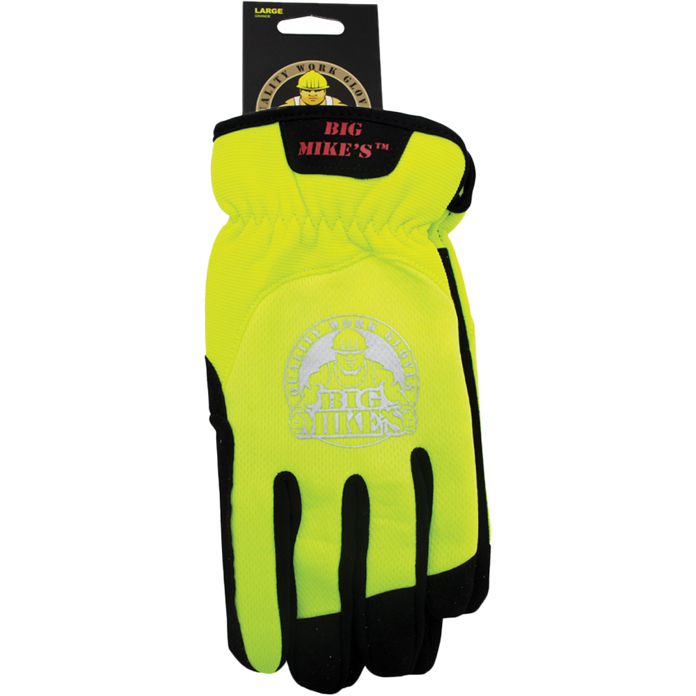 StoneBreaker Hi Viz XL Work Gloves Image 1