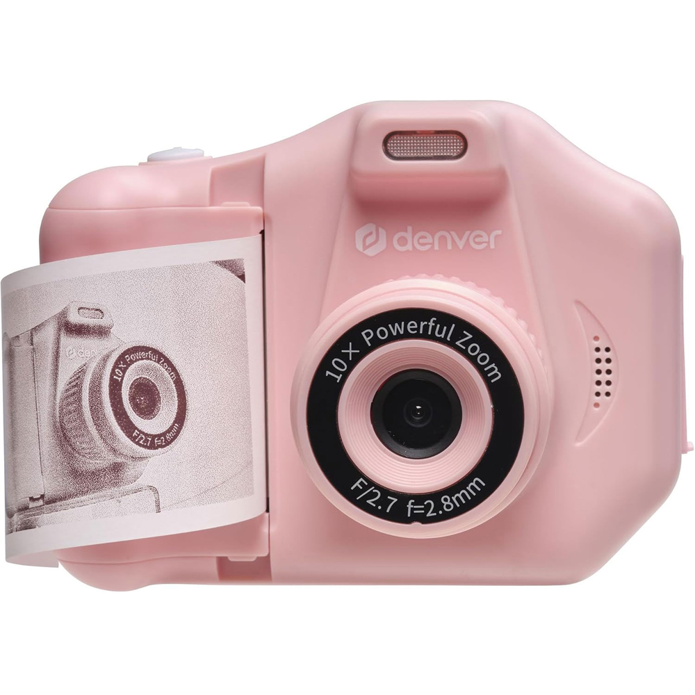 Denver KPC-1370 Pink Kids Instant Print Camera With 150 Photo Paper & 64GB SD Card Image 5