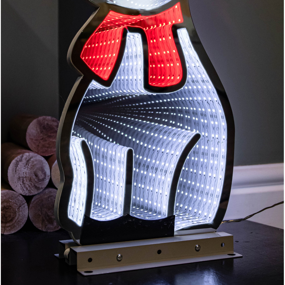 Samuel Alexander Standing Reindeer Infinity Mirror Christmas Decoration 60cm Image 7