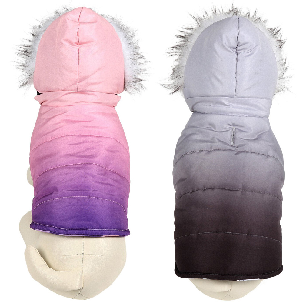 Reversible Hooded Pet Parker - 30cm Image 1