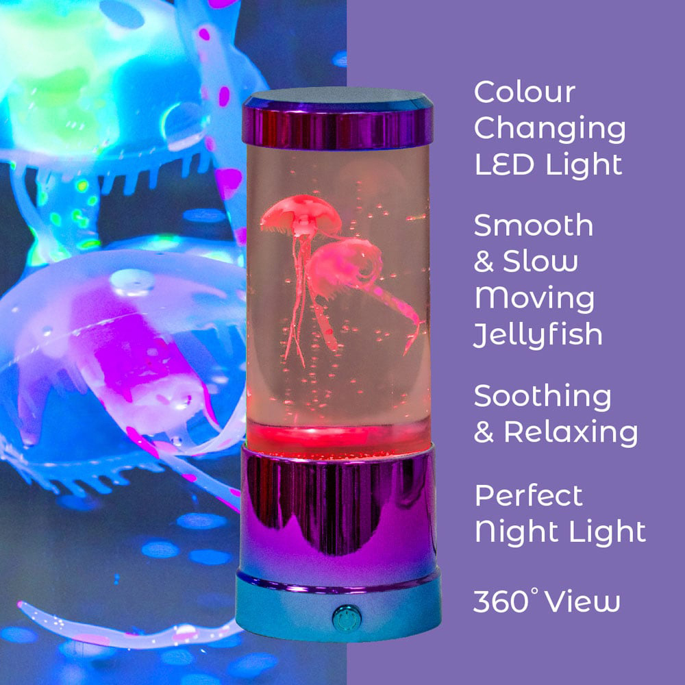 Global Gizmos Multicolour Jellyfish Aquarium Lamp 9 inch Image 7