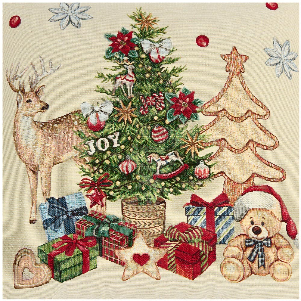 Joy of Christmas Tapestry Cushion Image 5