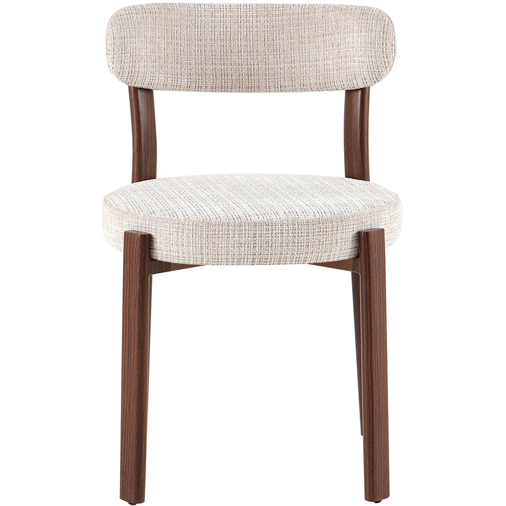 Pair of Thea Dining Chairs Beige Image 3