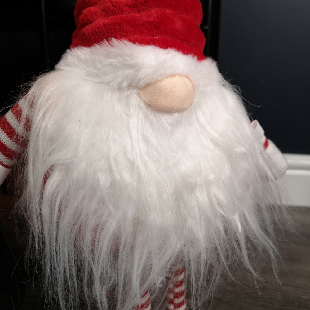 Samuel Alexander Red Grooved Hat Plush Standing Gonk Christmas Decoration 53cm Image 4