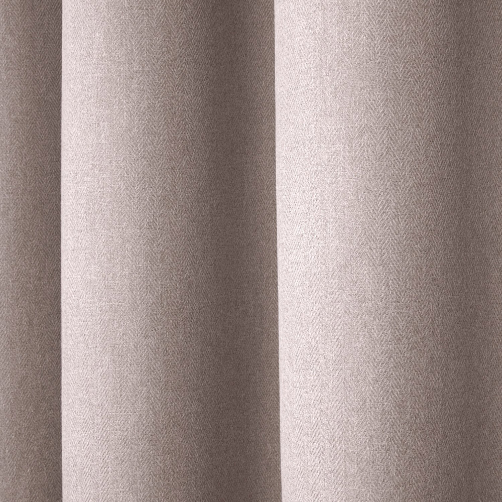 Linden Washable Blackout CurtainStone137cm168cm Image 3